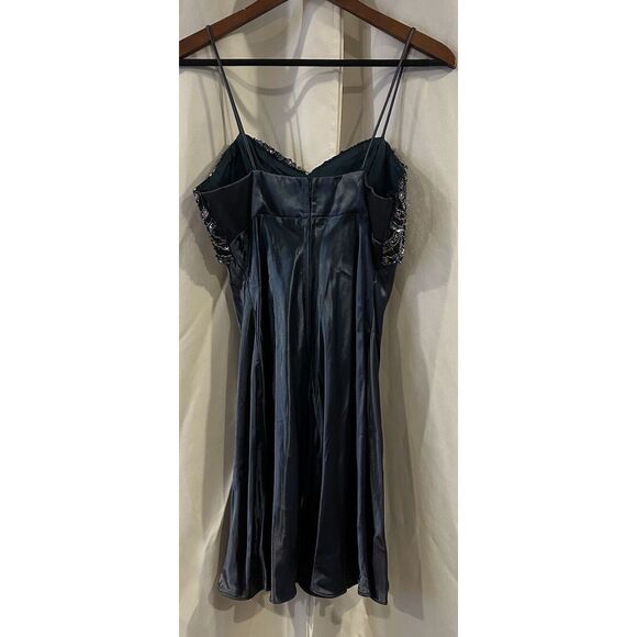 De Laru Ladies Sparkle‎ Beaded Green Dress Size 11/12 - Picture 4 of 7